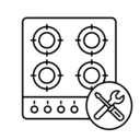 Cook top repair icon